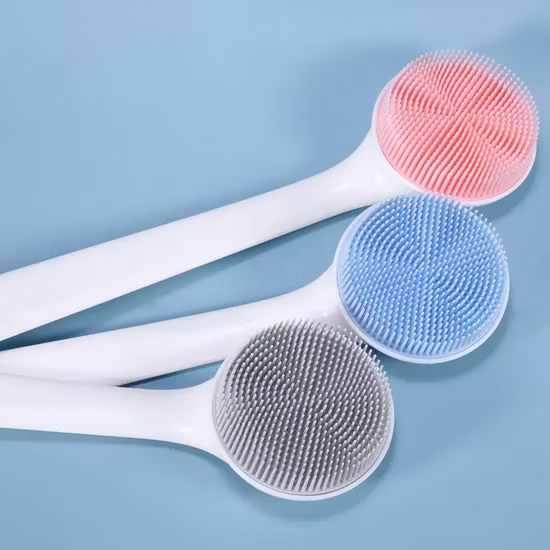 Beautichen Custom Color Soft Massage No Handle Shower Back Scrub Bath Body Brush