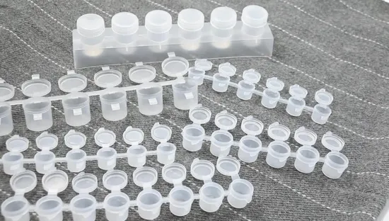 Wholesale 6*3ml Plastic Empty Mini Paint Pots for Painting