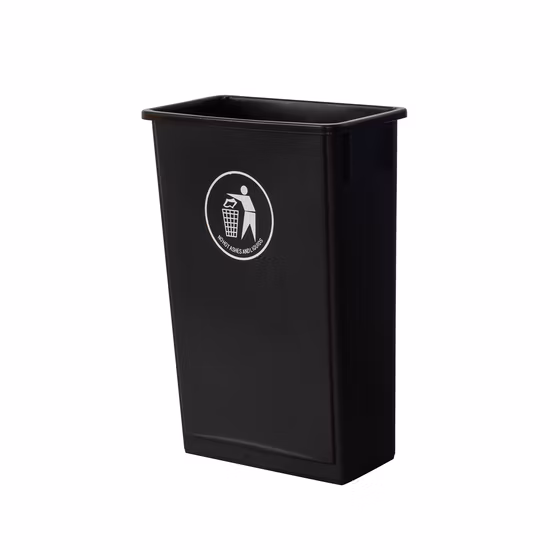 90L Garbage Waste Bin Custom Logo 23 Gallon Slim Plastic Trash Cans